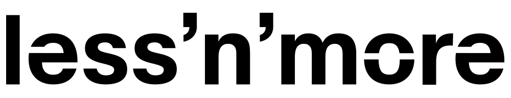 lessnmore-logo-black