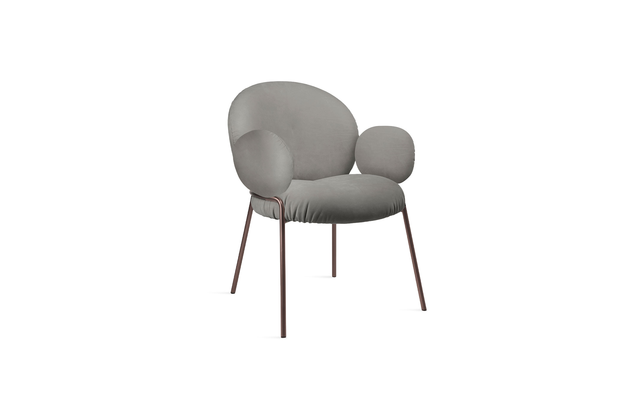 freifrau_2022_Nana_Armchair-High_1-8_ME006_Cayenne-Kies_front Platzhalter