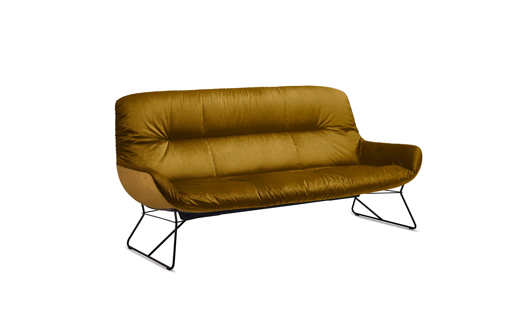 freifrau_2023_Leya_Lounge-Couch_1-1_ME001_AdamoEva-Argile_Riga-Venitien_front Platzhalter