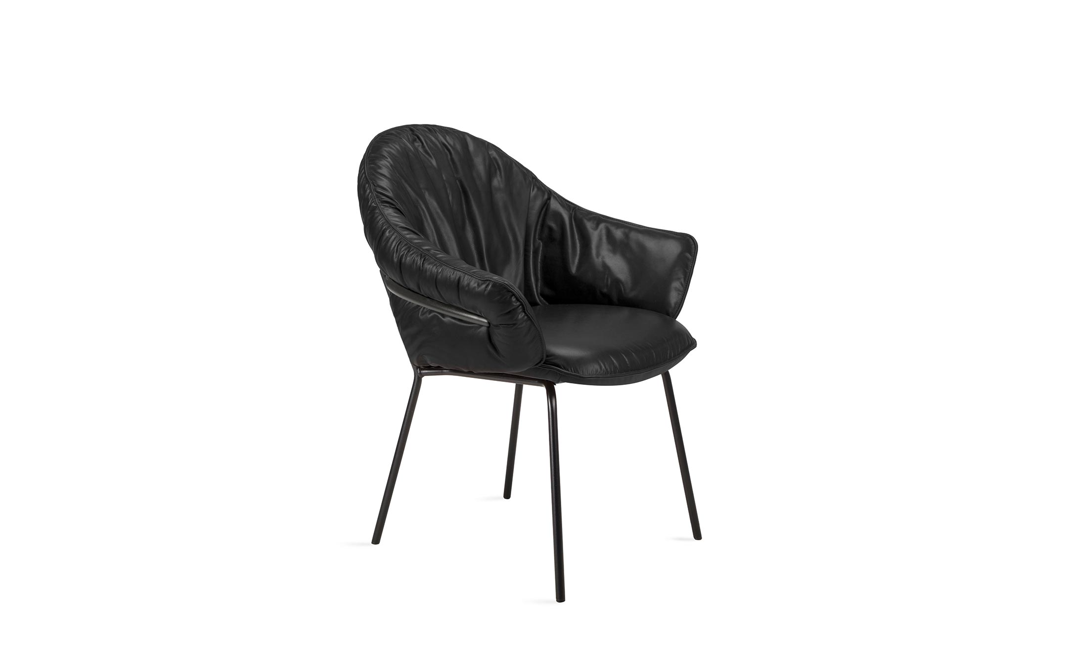 freifrau_2023_Marie_Armchair_1-3_ME001_Opium-Ebony_front Platzhalter