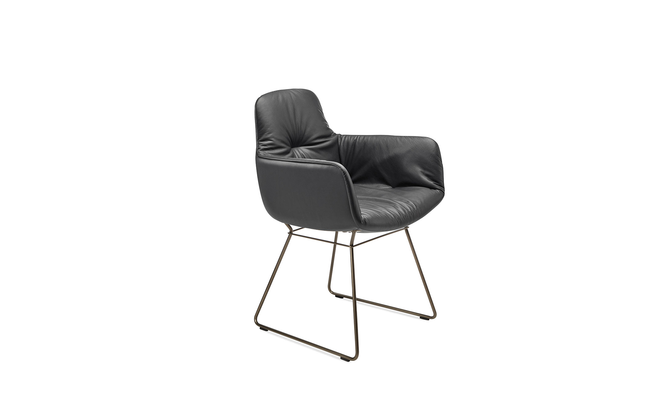 freifrau_2022_Leya_Armchair-High_1-1_ME025_Adora-Anthracite_front Platzhalter