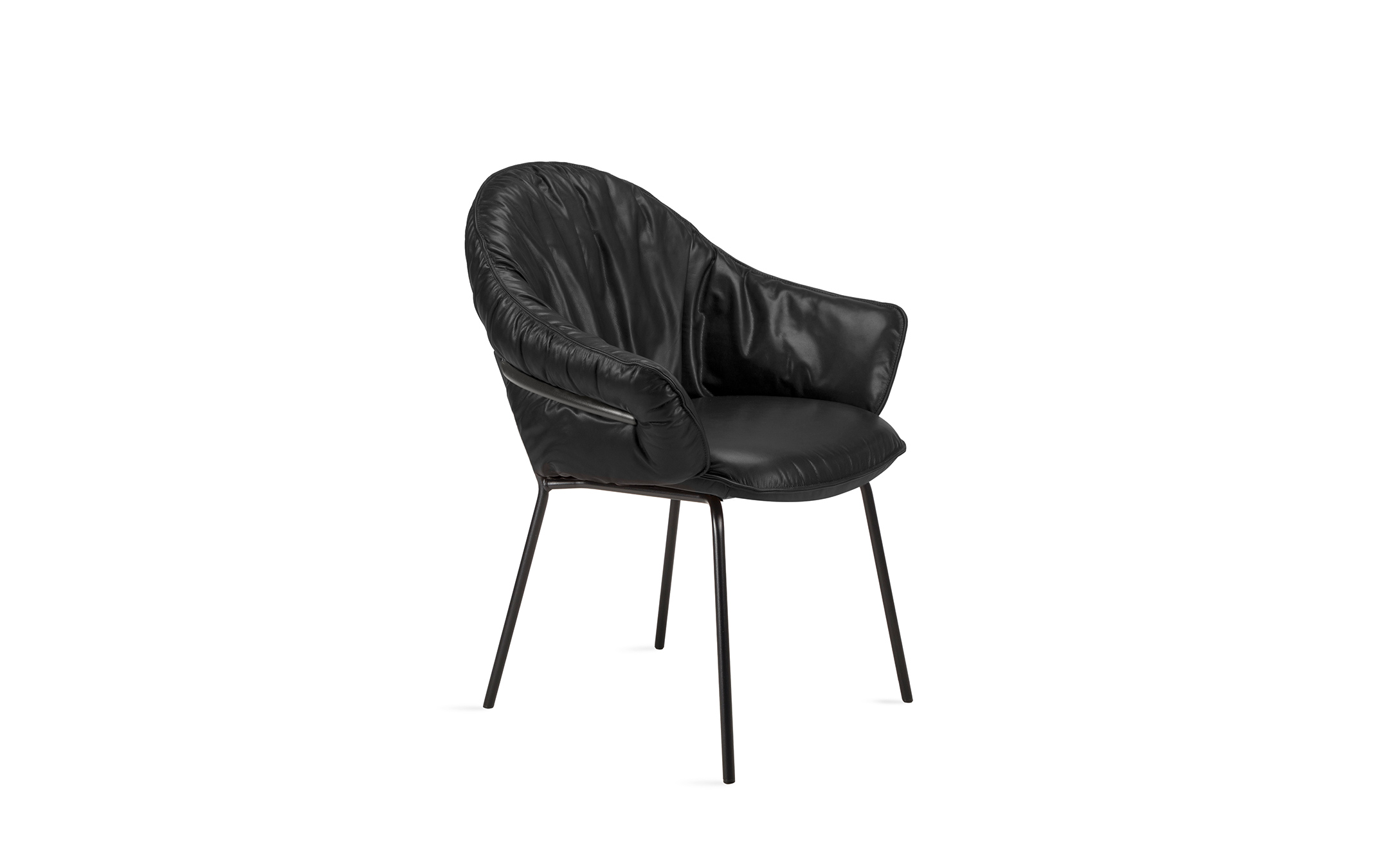 freifrau_2023_Marie_Armchair_1-3_ME001_Adora-Ebony_front Platzhalter
