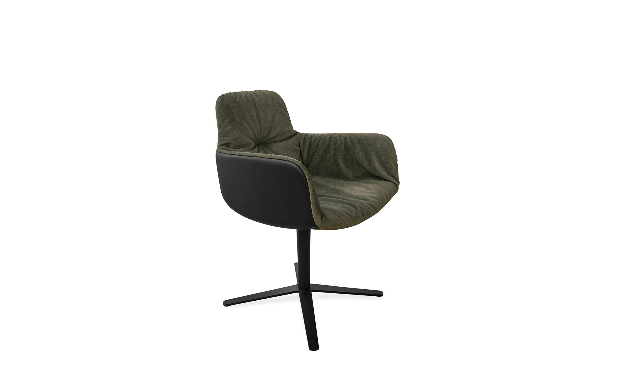 freifrau_Leya_Armchair-High_2-3_ME001_Smart-Pin_Sahara-Ebony_front Platzhalter