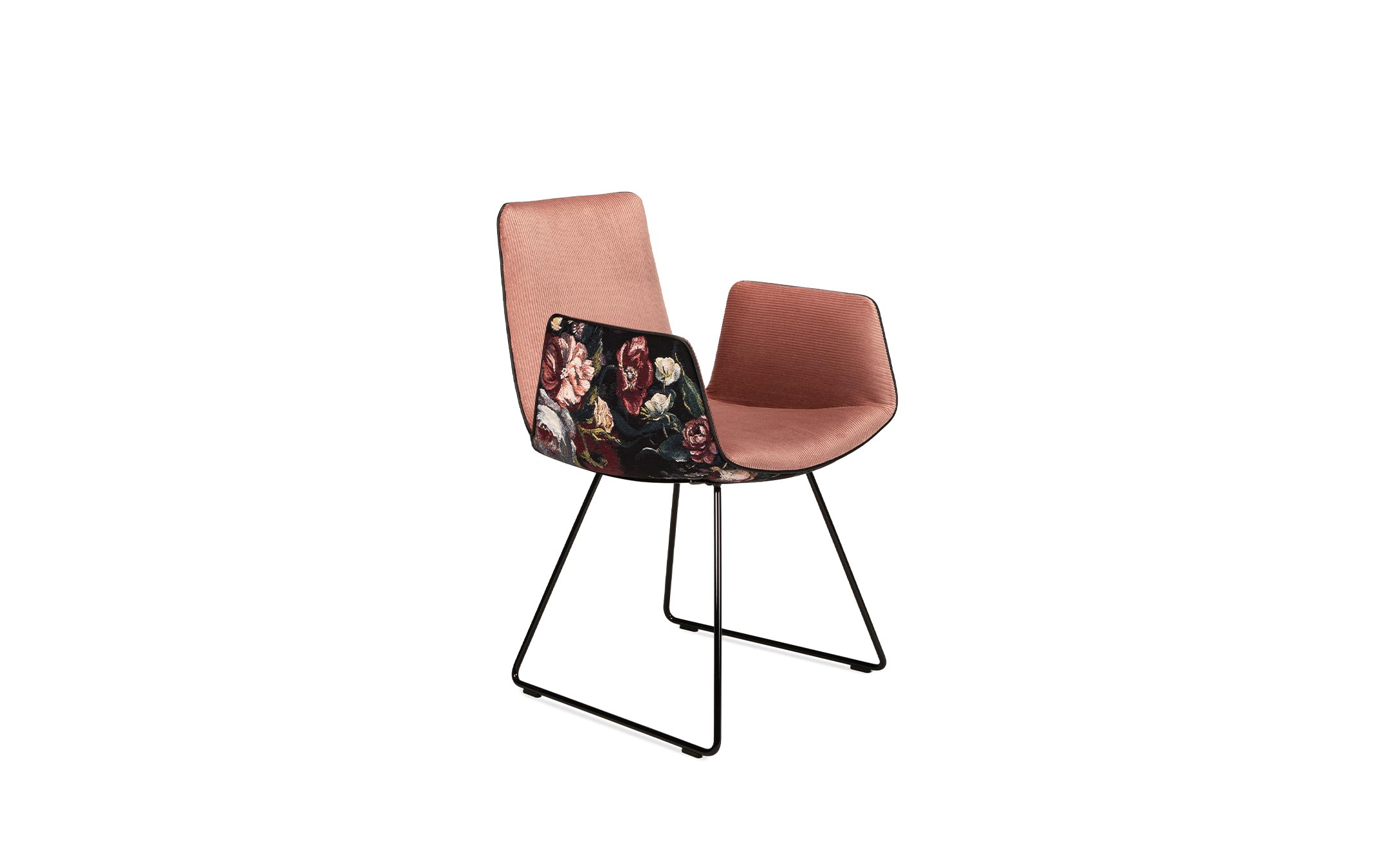 freifrau_2023_Amelie_Armchair-High_1-2_ME400_Riga-Tamaris_Gobelin-Eden_front Platzhalter