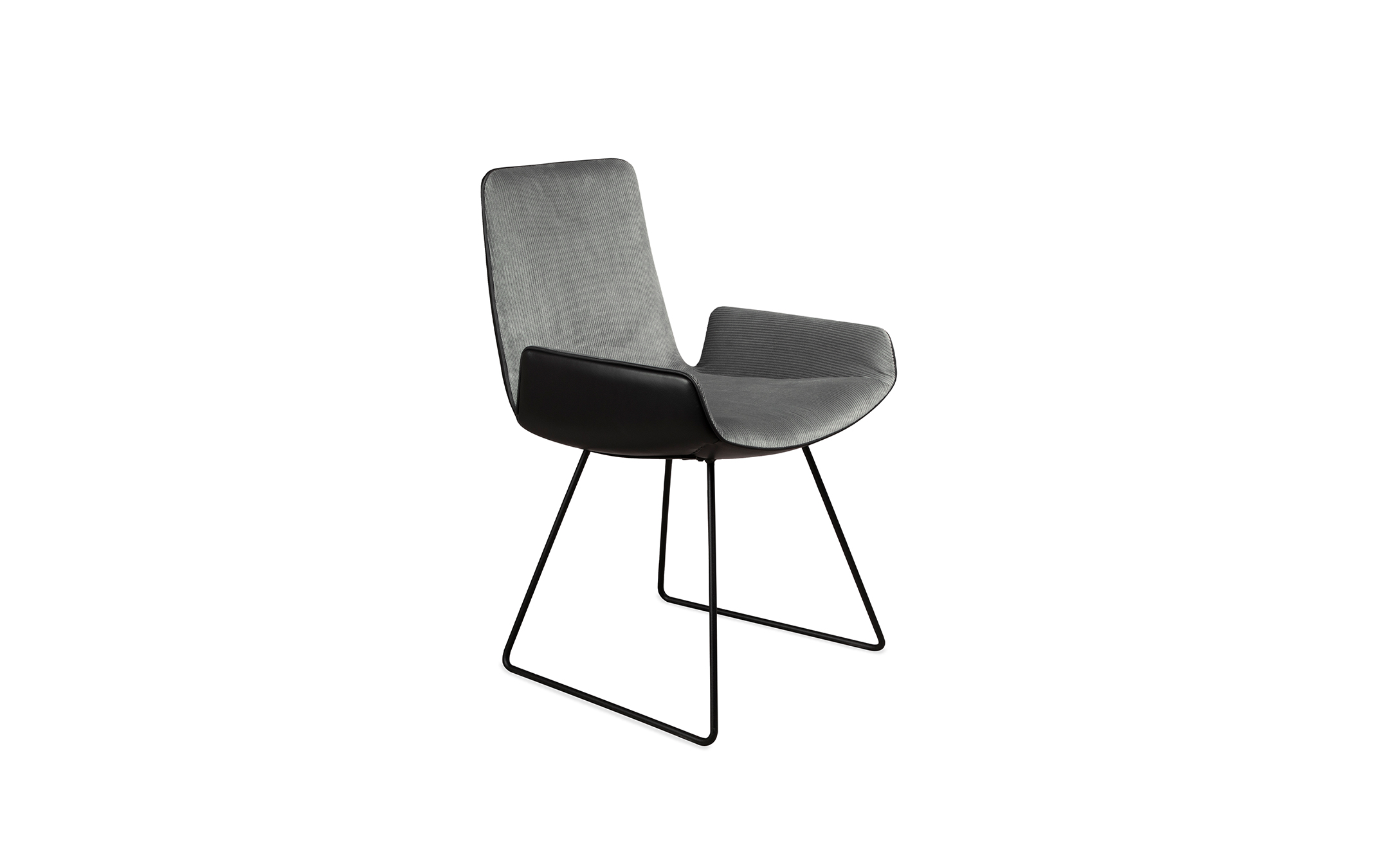neu_freifrau_Amelie_Armchair-Low_1-2_ME001_Riga-Aluminium_Opium-Ebony_front Platzhalter
