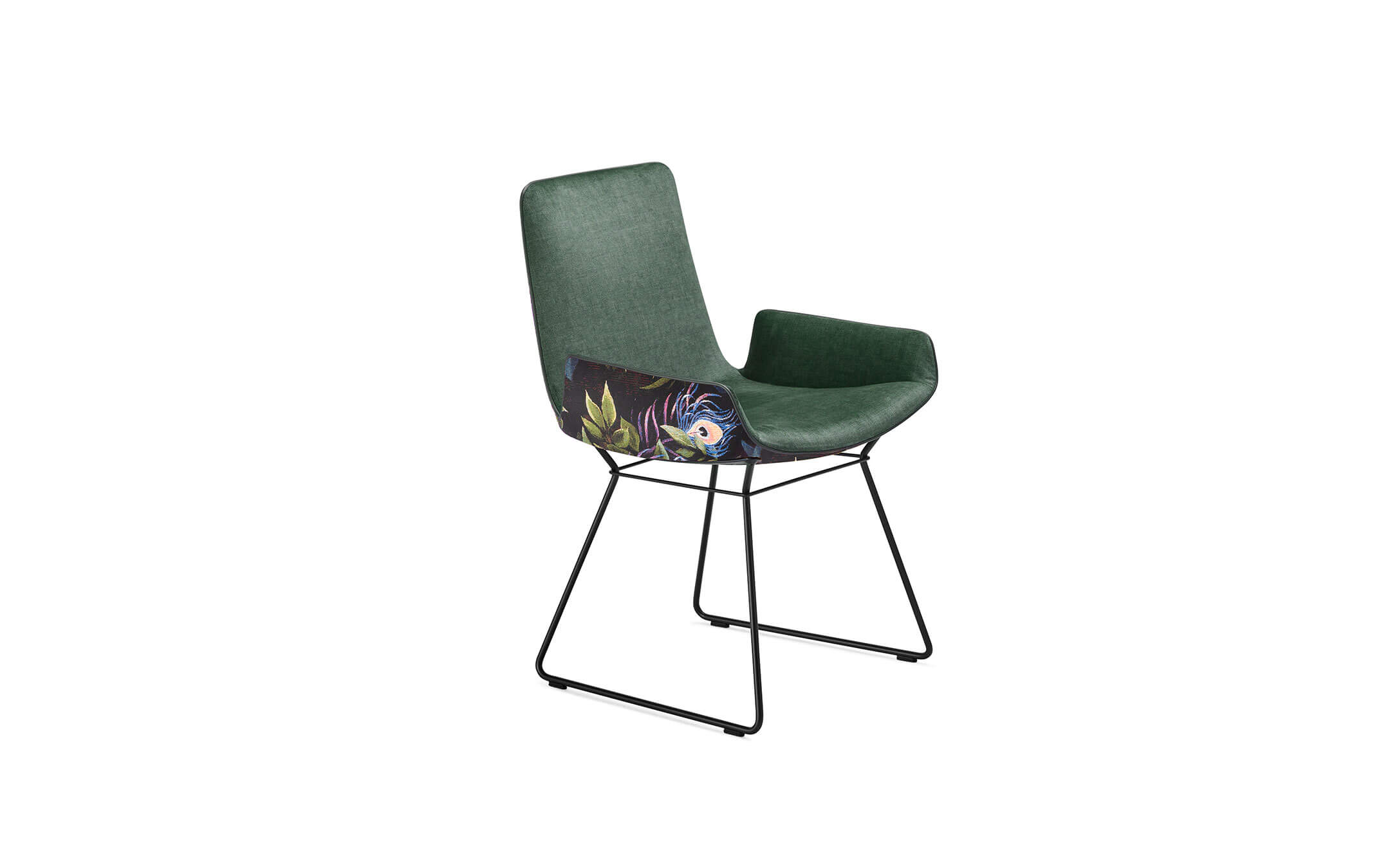freifrau_2021_Amelie_Armchair-Low_1-1_ME001_Smart-Pin_Gobelin-Oasis_front Platzhalter
