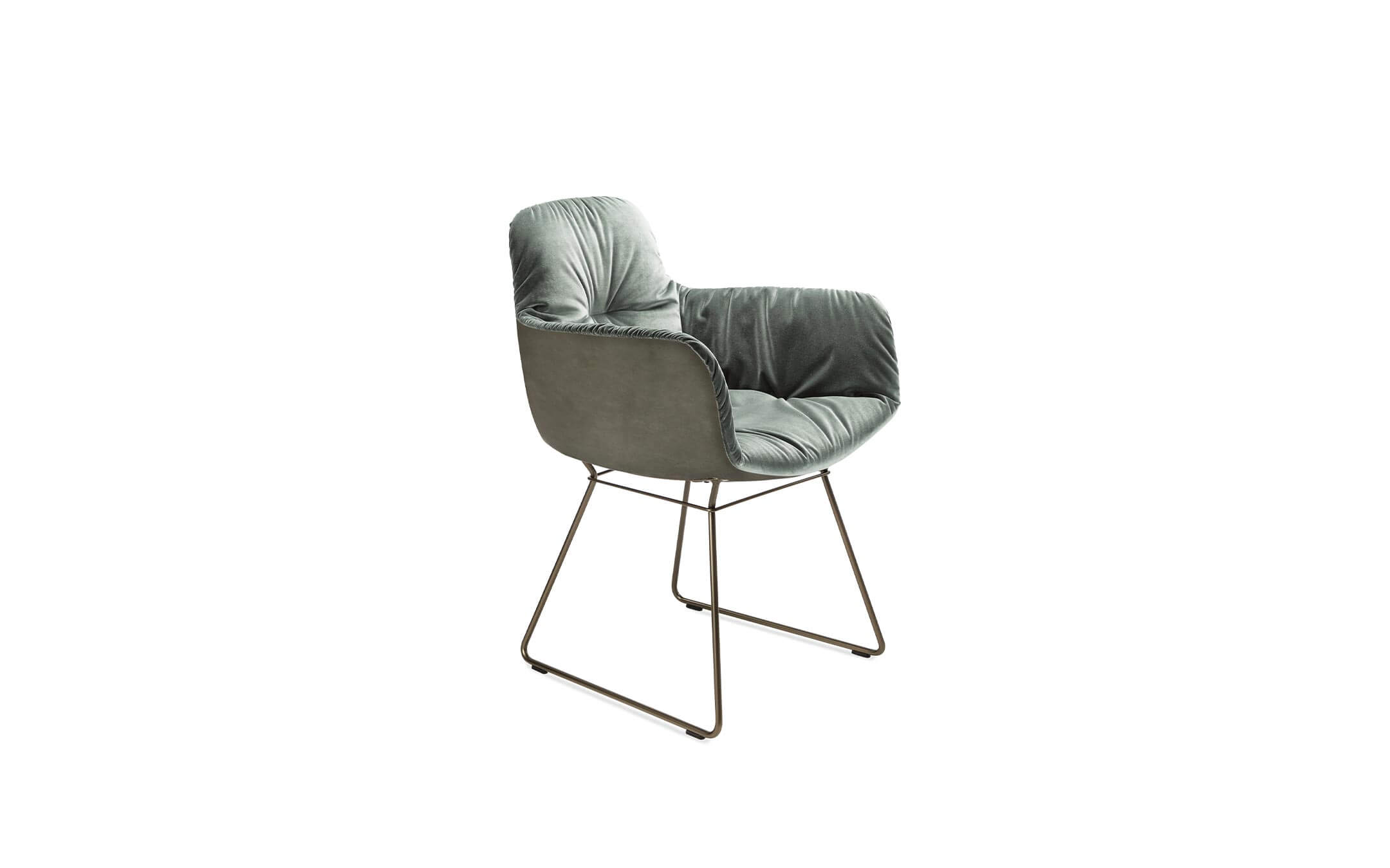 freifrau_2023_Leya_Armchair-High_1-1_ME025_Adamo-Lago_Muscat-Jade_front Platzhalter