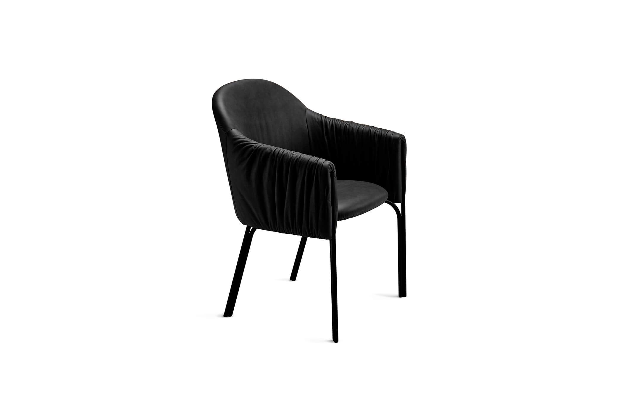 freifrau_Celine_Armchair-High_1-3_ME001_Opium-Ebony_front Platzhalter
